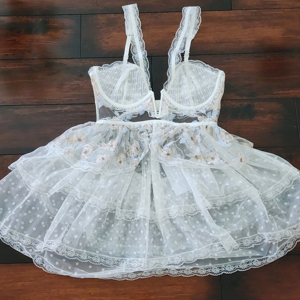 For Love and Lemons Lace Babydoll top